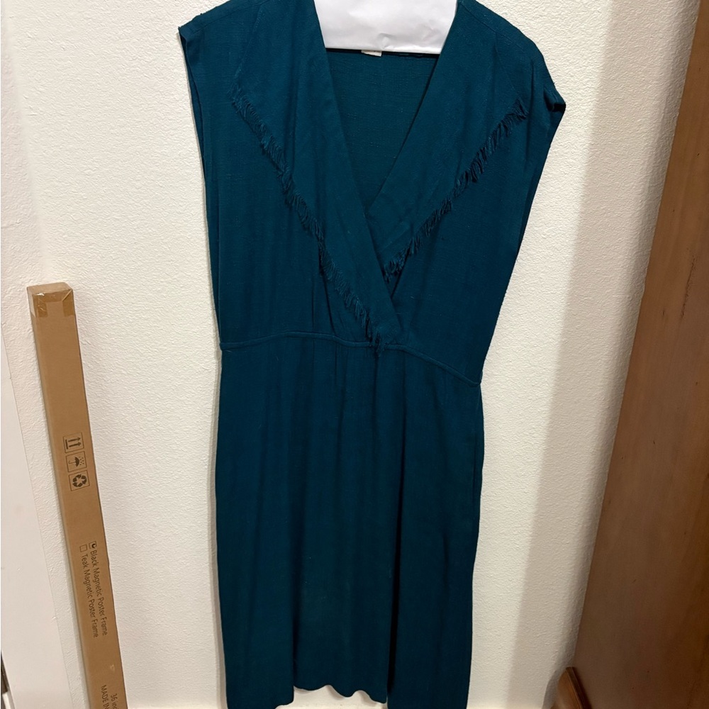 Vintage Rock & Candy On The Rocks Teal Midi Dress